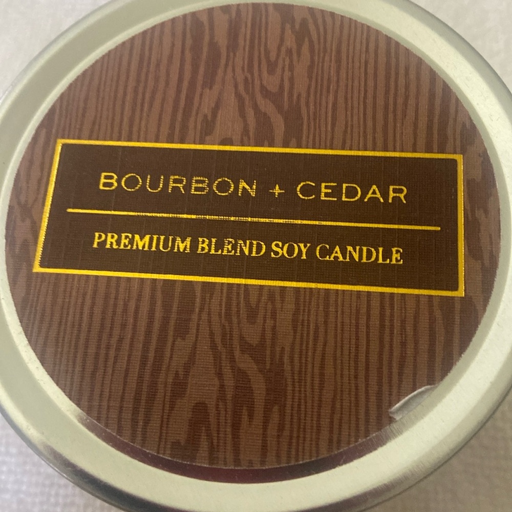 Bourbon + Cedar Candle